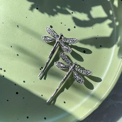 Metal Dragonfly Hair Clip Non-slip Side Clip Vintage Hair Accessories