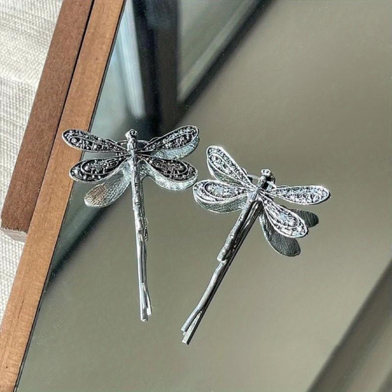 Metal Dragonfly Hair Clip Non-slip Side Clip Vintage Hair Accessories