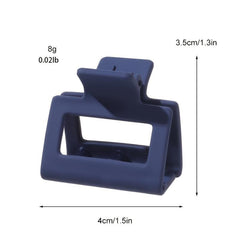 4pcs Matte Texture Hair Claw Strong Hold Styling Accessories