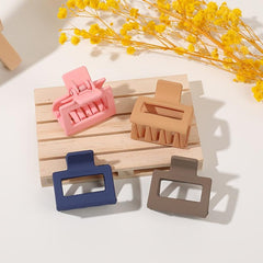 4pcs Matte Texture Hair Claw Strong Hold Styling Accessories