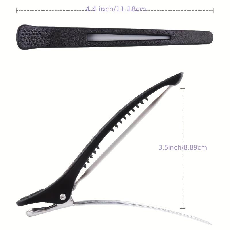 6pcs Duckbill Clips Hairdresser Zoning Positioning Professional Hair Clips