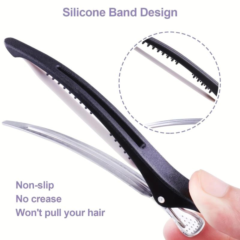 6pcs Duckbill Clips Hairdresser Zoning Positioning Professional Hair Clips