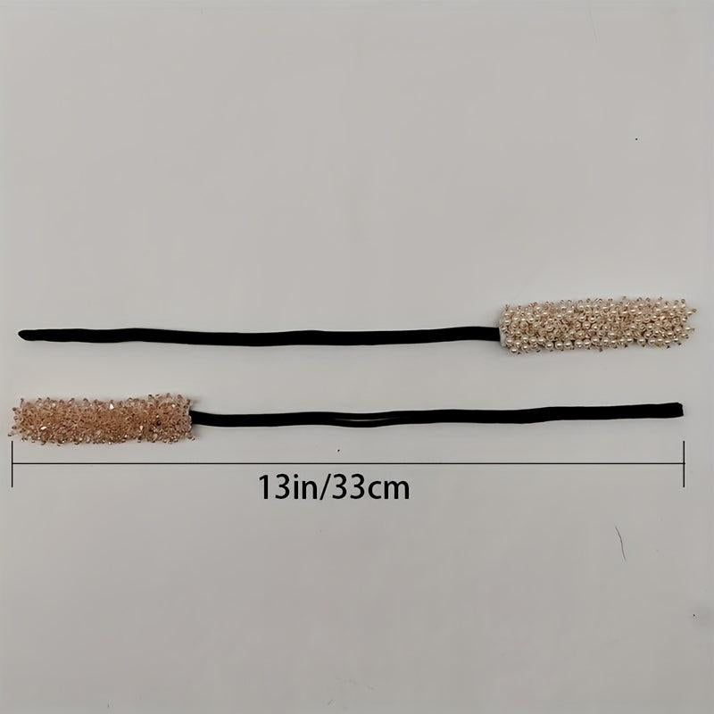 Flower Deft Bun Hair Bun Maker Ponytail Holder Elastic Hair Accessories