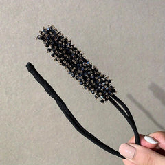 Flower Deft Bun Hair Bun Maker Ponytail Holder Elastic Hair Accessories