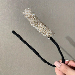 Flower Deft Bun Hair Bun Maker Ponytail Holder Elastic Hair Accessories