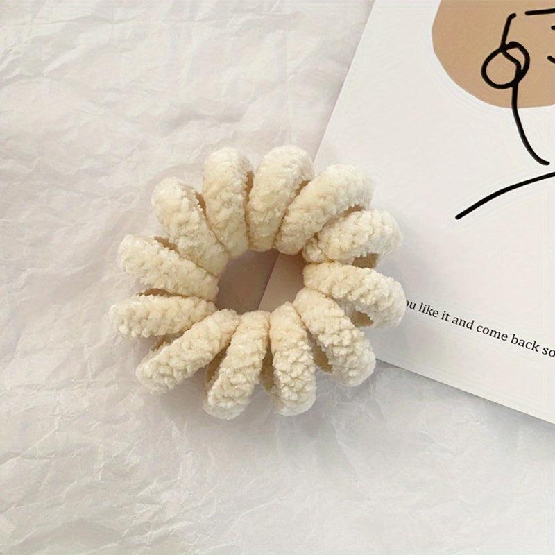 Large Spiral Hair Tie Telephone Wire Elastic Hair
