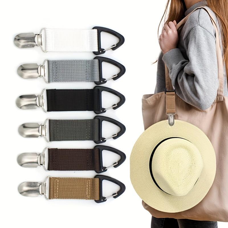 Sturdy Hat Clip for Travel, Multifunctional Hands-Free Bag Accessory Holder