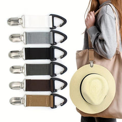 Sturdy Hat Clip for Travel, Multifunctional Hands-Free Bag Accessory Holder
