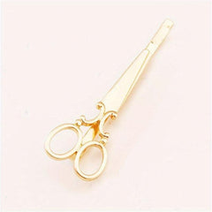 Scissor Shaped Hairpin Punk Hair Clip for Women Girls Hair