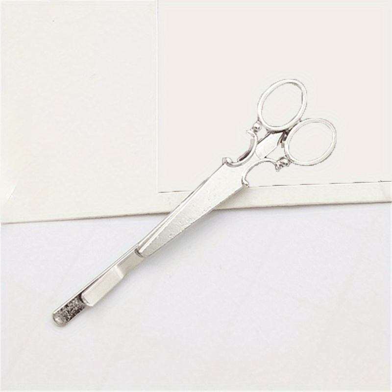 Scissor Shaped Hairpin Punk Hair Clip for Women Girls Hair