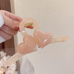 Faux Pearl Hair Claw Clip Back Of Head Updo Hair Shark Claw For Women