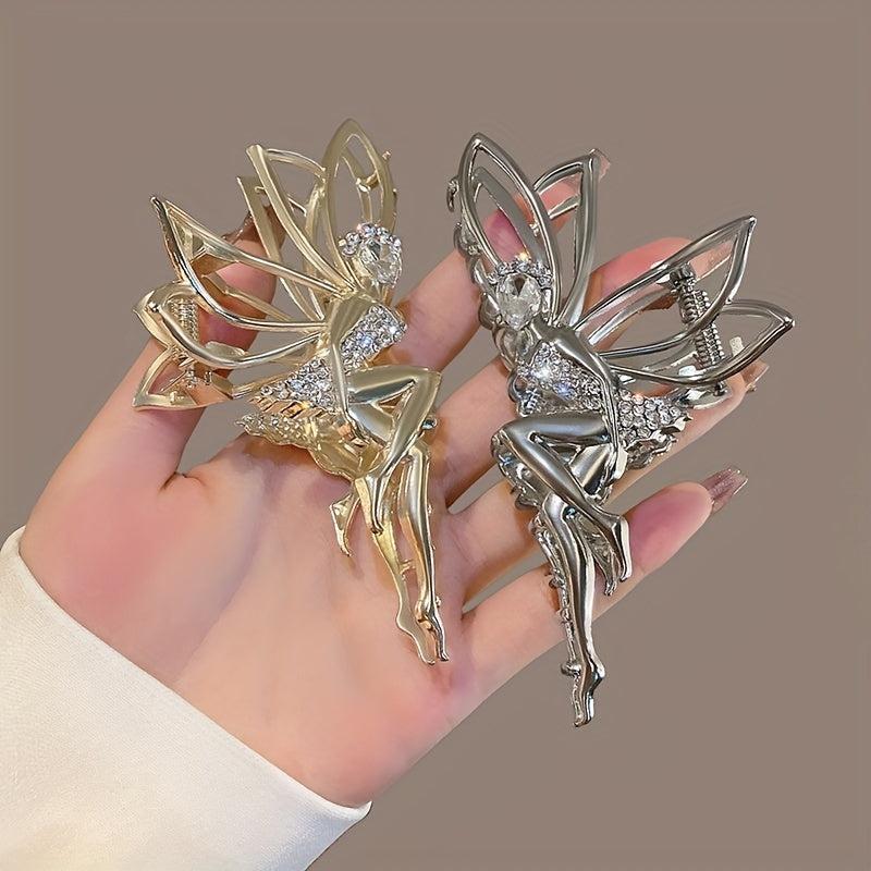 Butterfly Fairy Hair Claw Clip Strong Grip Thick Hair Accessories