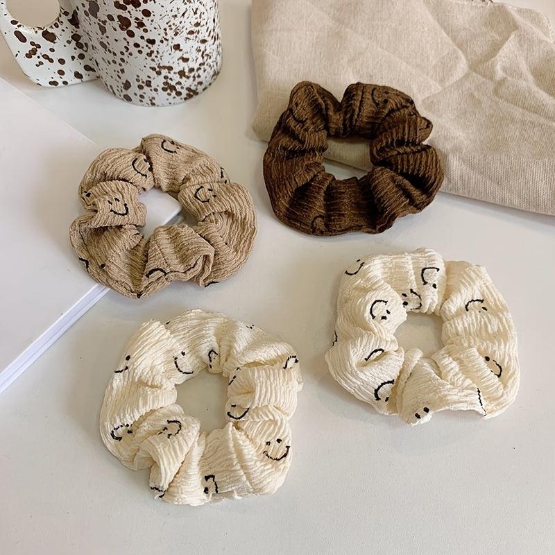 Corduroy Scrunchie Hair Bands for Her