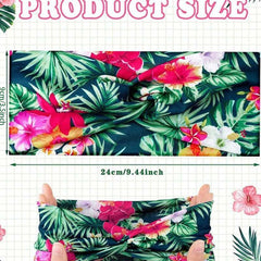 Boho Knotted Headband Floral Vintage Head Wrap