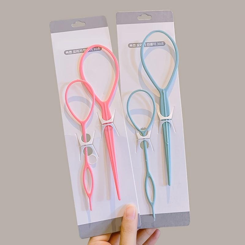 2pcs Hair Twist Styling Bun Maker Foam Shaper Braid Tools Hair Accessories