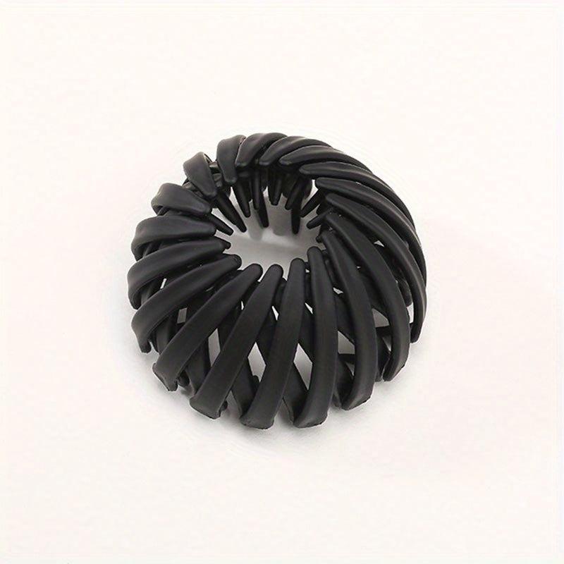Stretchy Hair Claw Frosted Bird Nest Shape Ponytail Clip