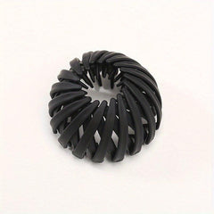 Stretchy Hair Claw Frosted Bird Nest Shape Ponytail Clip