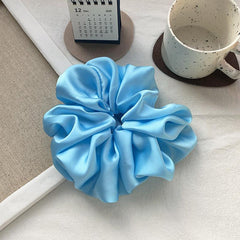Oversized Satin Silk Extra Large Scrunchie XXL Big Scrunchy Hair Ties