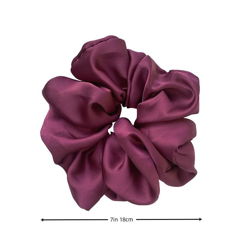 Oversized Satin Silk Extra Large Scrunchie XXL Big Scrunchy Hair Ties