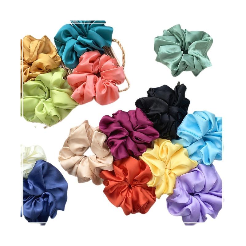 Oversized Satin Silk Extra Large Scrunchie XXL Big Scrunchy Hair Ties