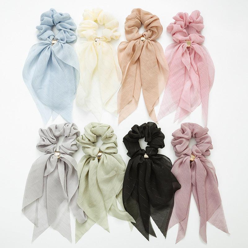 Silk Scrunchies Hair Accessories Hair Ties Bridesmaid Proposal
