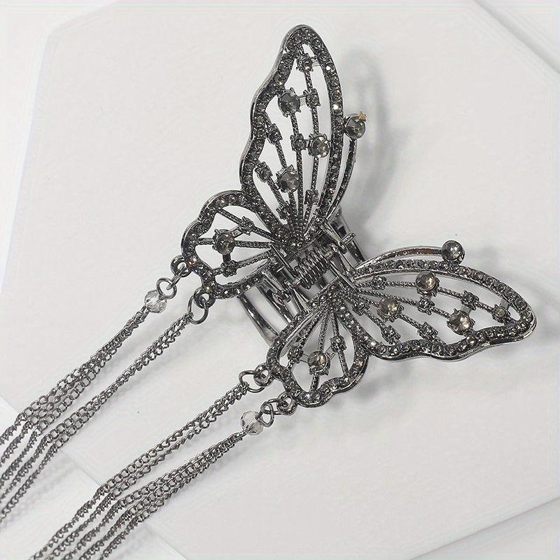 Butterfly Hair Claw Tassel Hair Accessories Women's Hair Clip