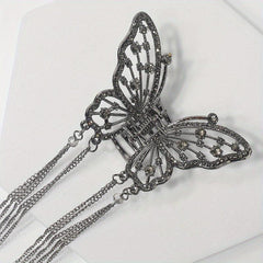 Butterfly Hair Claw Tassel Hair Accessories Women's Hair Clip
