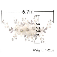 Crystal Bridal Hair Comb Pearl Wedding Hair Comb Bridal Comb