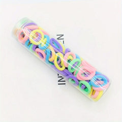 100pcs Hair Ties Hair Scrunchies Elastic Ponytail Holders Hair Accessories