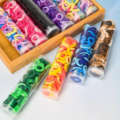 100pcs Hair Ties Hair Scrunchies Elastic Ponytail Holders Hair Accessories
