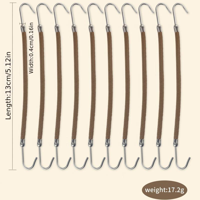 Elastic Hook Hair Tie Ponytail Holder Hair Clip Rubber Bungee Hair Band