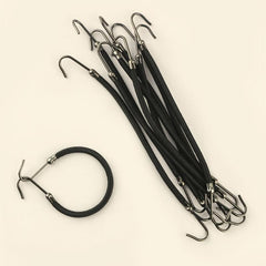 Elastic Hook Hair Tie Ponytail Holder Hair Clip Rubber Bungee Hair Band