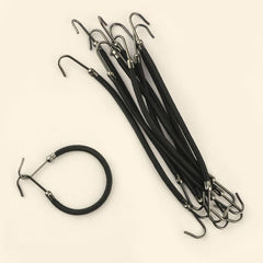 Elastic Hook Hair Tie Ponytail Holder Hair Clip Rubber Bungee Hair Band