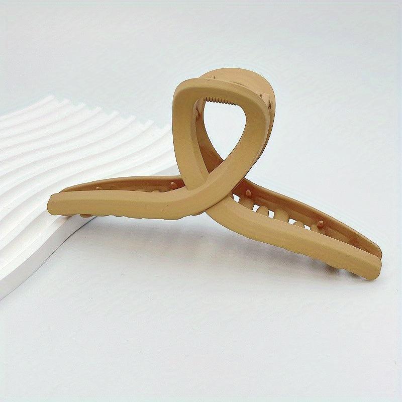 Matte Shark Claw Large Hair Claw Ponytail Holder Women