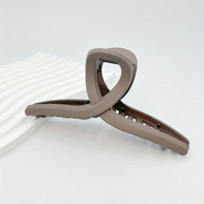 Matte Shark Claw Large Hair Claw Ponytail Holder Women