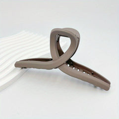 Matte Shark Claw Large Hair Claw Ponytail Holder Women