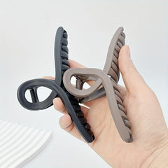 Matte Shark Claw Large Hair Claw Ponytail Holder Women
