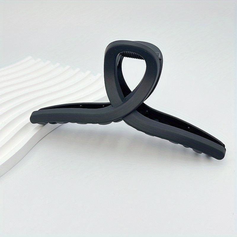Matte Shark Claw Large Hair Claw Ponytail Holder Women