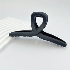 Matte Shark Claw Large Hair Claw Ponytail Holder Women