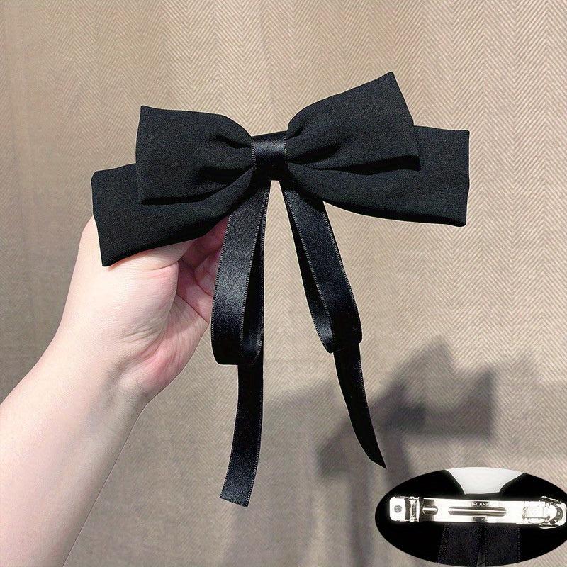 Velvet Hair Bow Clips for Women Girls Bows Hair Clip French Barrettes Hair Pins
