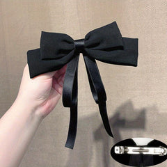 Velvet Hair Bow Clips for Women Girls Bows Hair Clip French Barrettes Hair Pins
