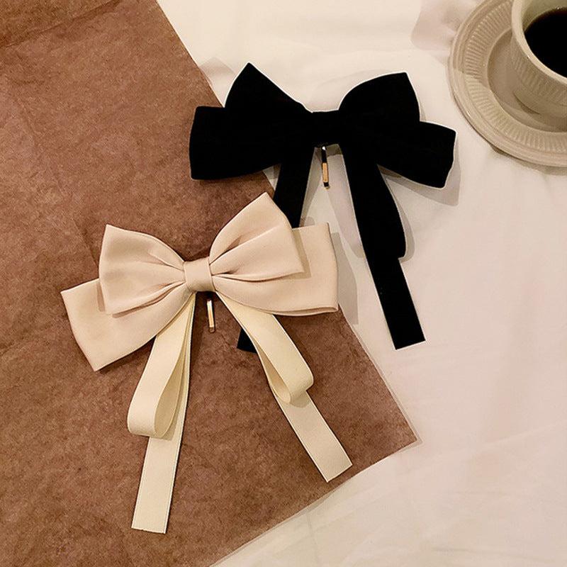 Velvet Hair Bow Clips for Women Girls Bows Hair Clip French Barrettes Hair Pins