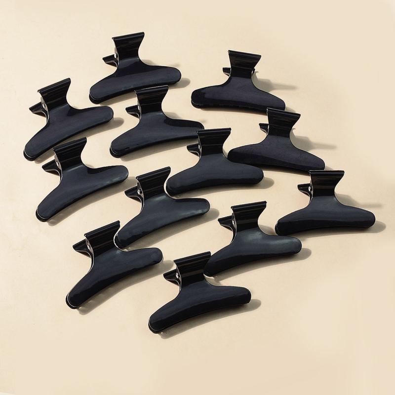 Butterfly Clip Perm Highlight Hair Clips - 12 Pack