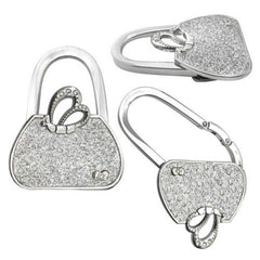 Round Foldable Table Hook Bag Handbag Hanger Cat Butterfly Heart Shape Hooks