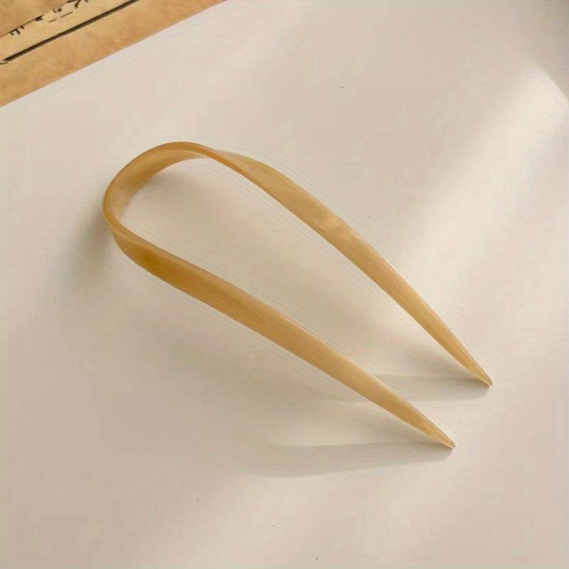 Retro U Shaped Hairpin Modern Style Hair Ornament