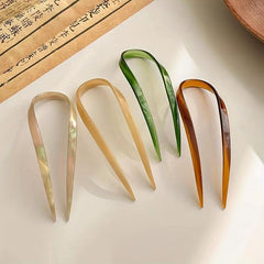 Retro U Shaped Hairpin Modern Style Hair Ornament