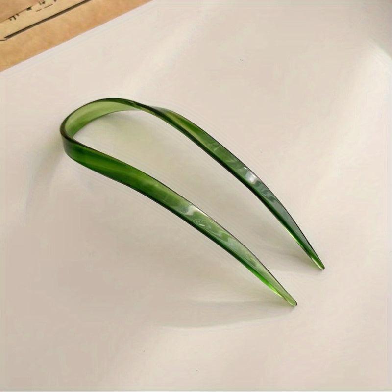 Retro U Shaped Hairpin Modern Style Hair Ornament