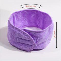 Adjustable Wide Women Headband for Yoga Spa Bath Shower Makeup