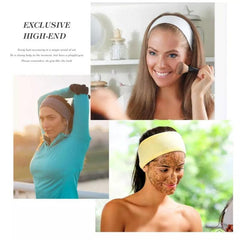 Adjustable Wide Women Headband for Yoga Spa Bath Shower Makeup