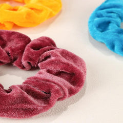 50pcs Toddler Girls Velvet Scrunchie Pack